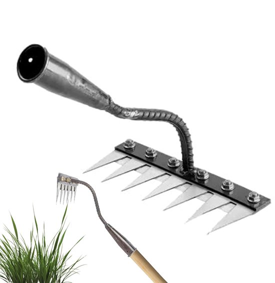 Kruidensteker - Onkruidverwijderaar - Tuin Onderhoud - Ergonomische Handgreep - 4-klauwen kop - Zilver van Merkloos	 — afbeelding 5