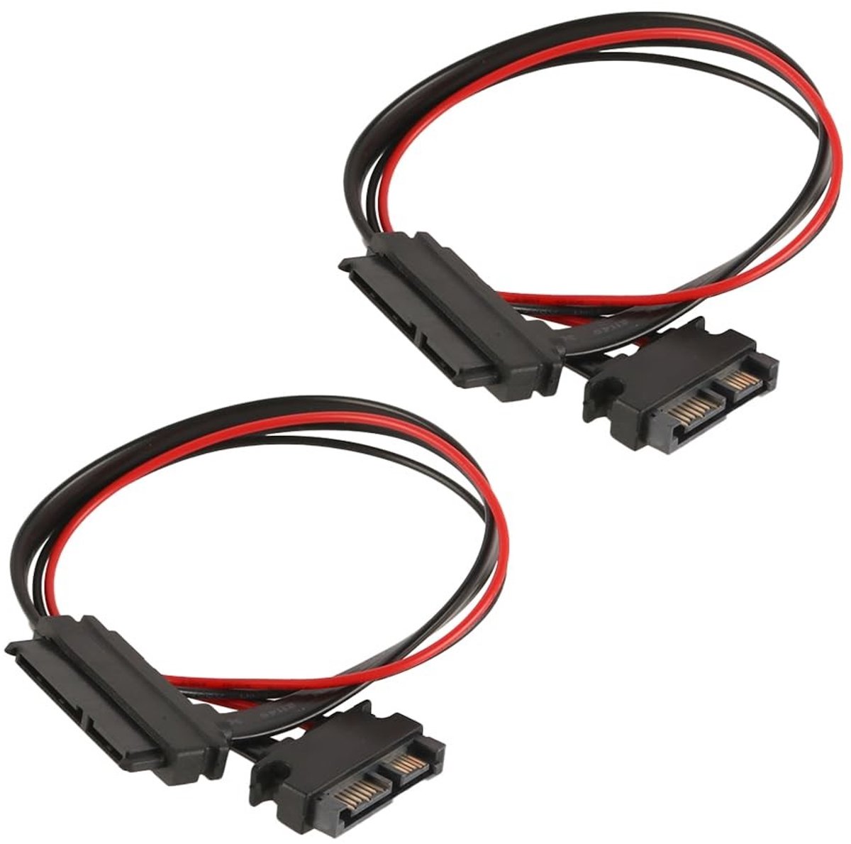 aladdien - SATA Adapter - 13 Pin Male naar 22 Pin Female - 30 cm Kabel - Voor externe schijven - Snelle gegevensoverdracht - Compatibel met SATA