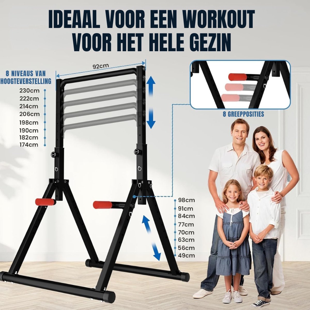 Groupe SEB YOR Pull Up Station - Fitness thumbnail 5