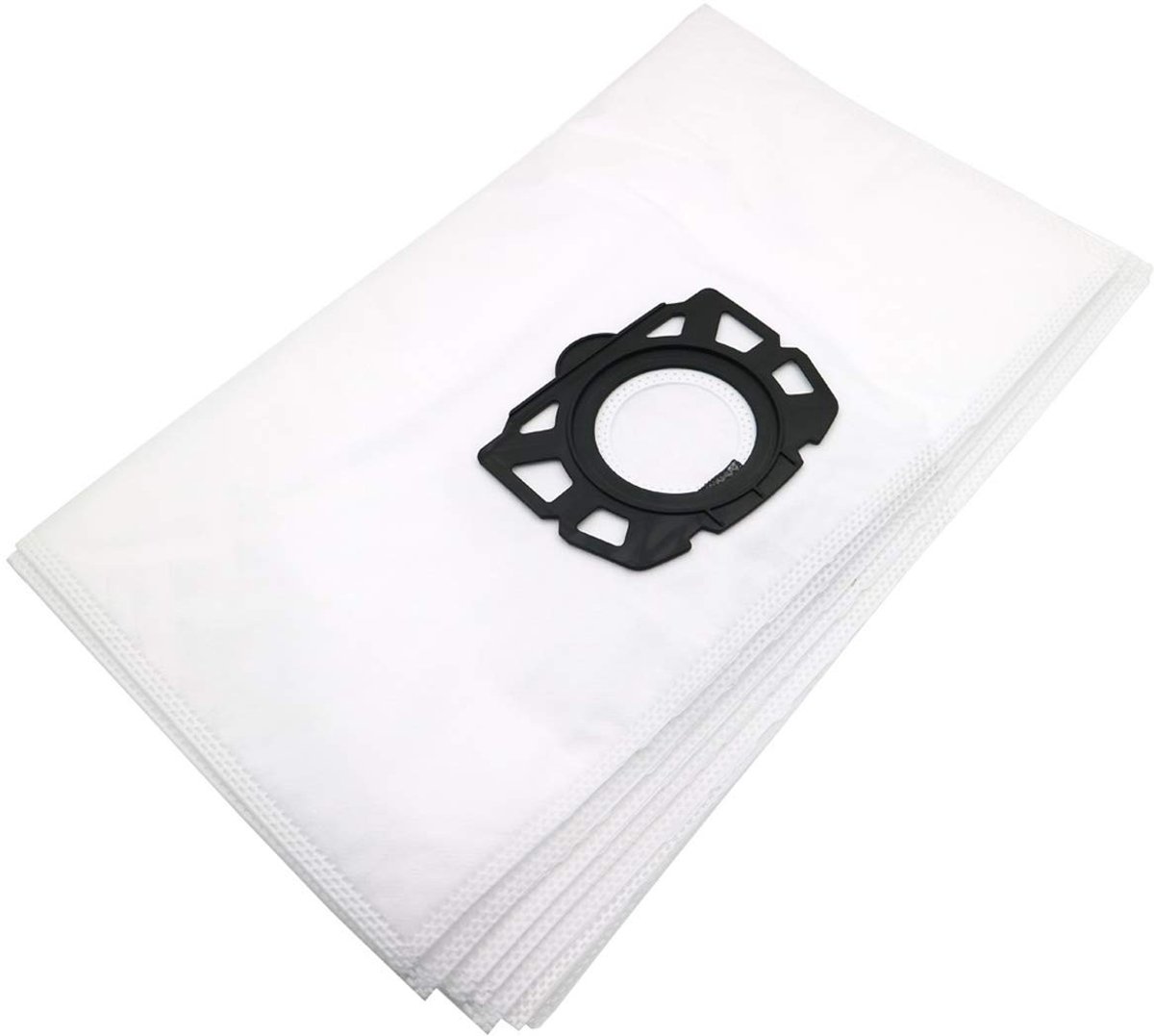 aladdien - Vervangende Stofzuigerzakken - 6 Stuks - Wegwerp - Wit - Geschikt voor Karcher MV4 MV5 MV6 WD4 WD5 WD6