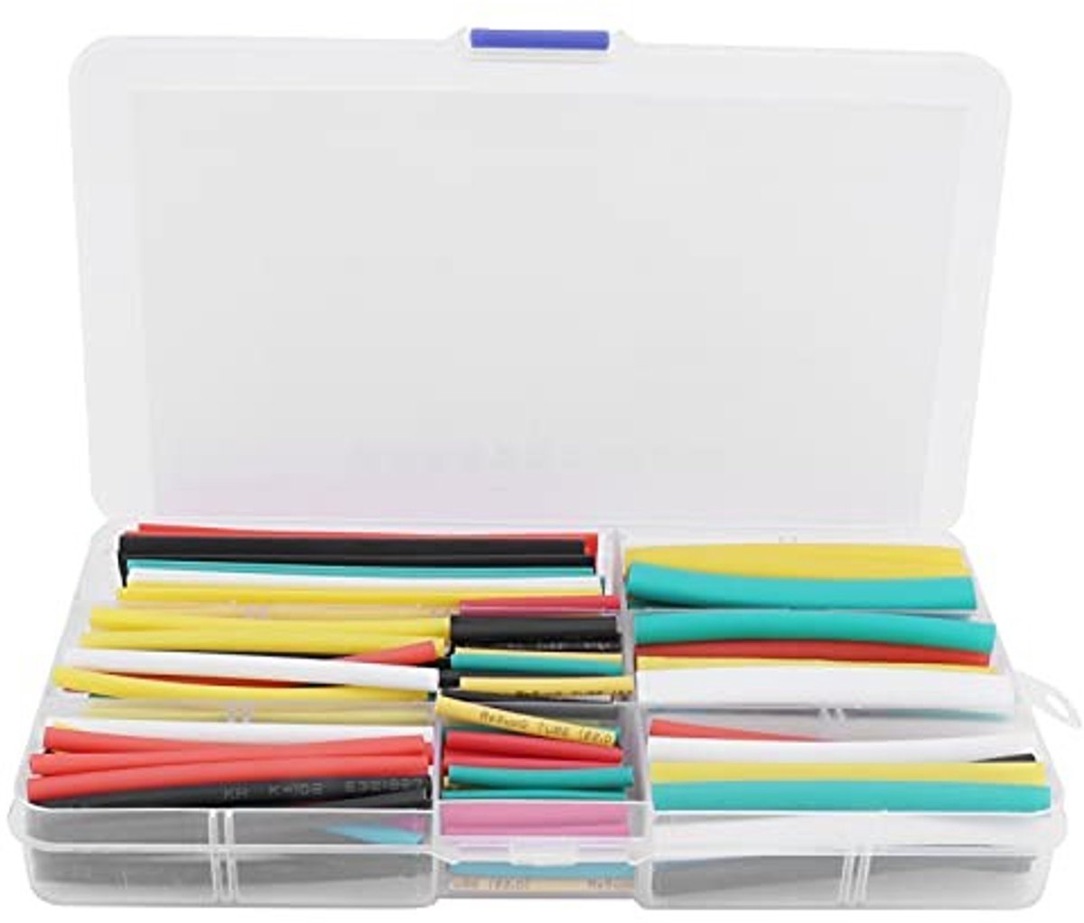 aladdien - Heat Shrink Tube Set - 140 Stuks - Vlamvertragend PE Isolatie - 5 Kleuren - Voor Verbindingen en Onderhoud - Duurzaam en Flexibel - Gesch..