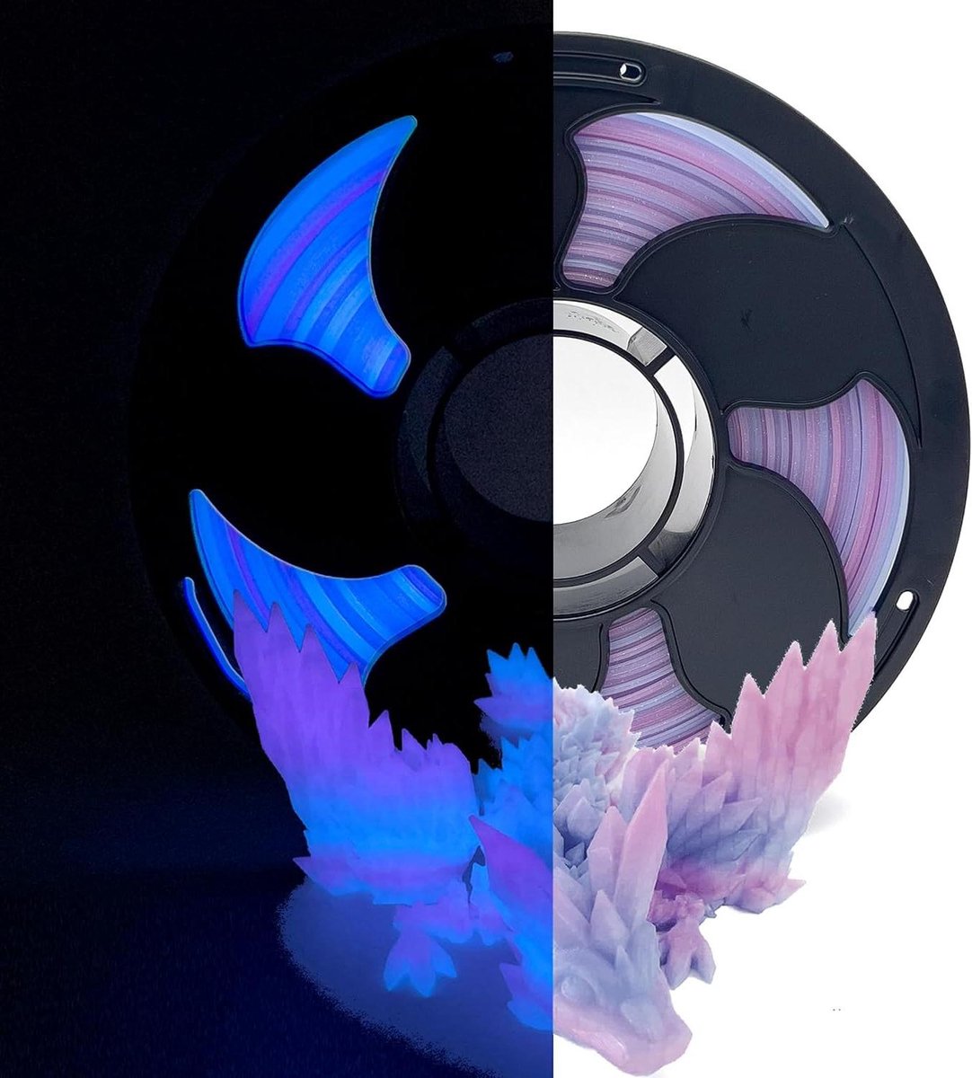 Glow in the Dark PLA Filament - 3D Printer Filament - 3D Printen - Hoge Intensiteit Kleuren - 175 mm