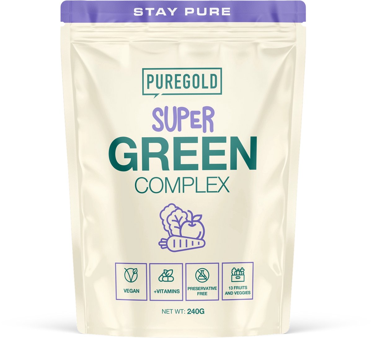 Pure Gold Super Green Complex – Greens Drank Poeder – 240g