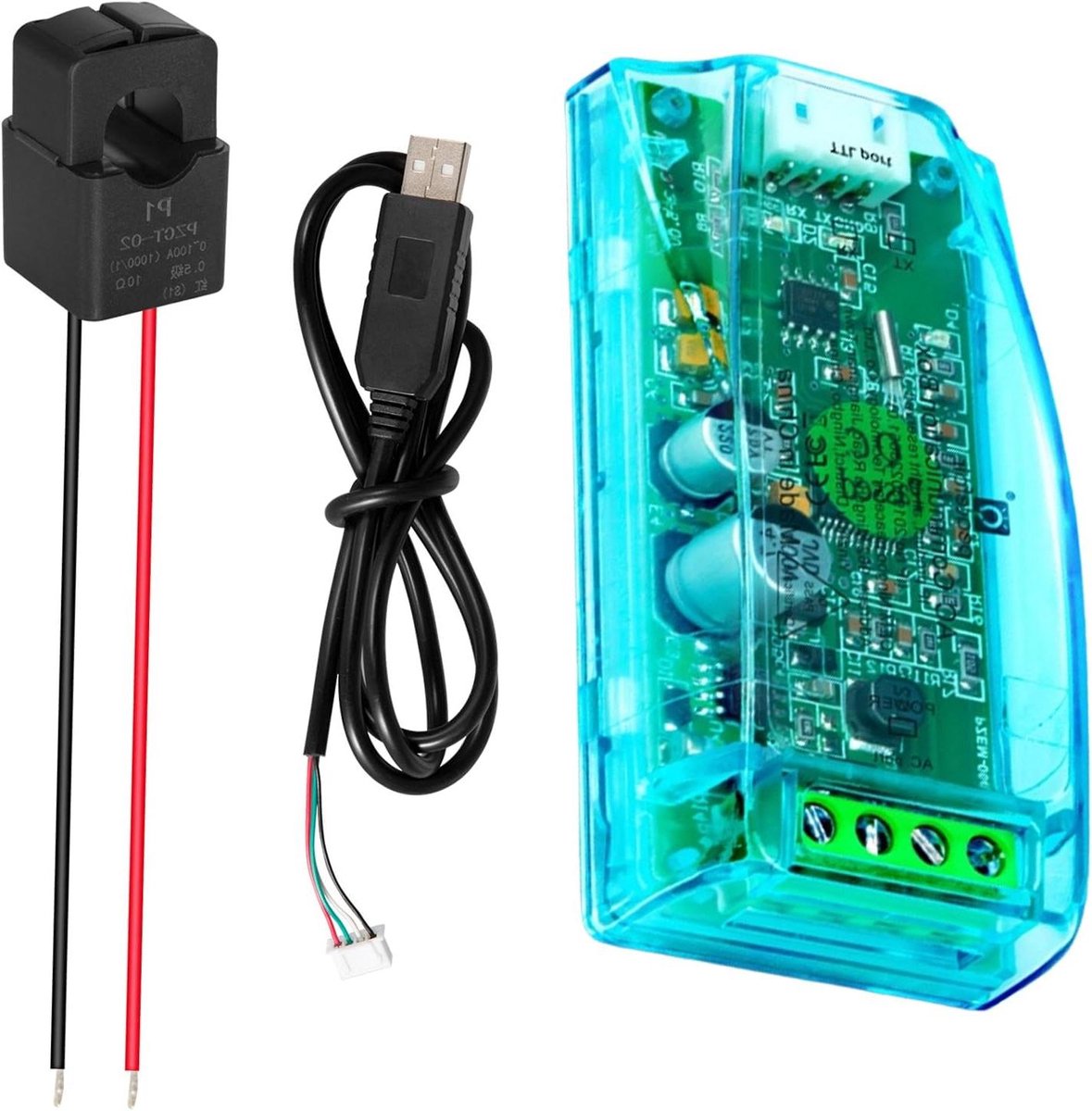 Voltmeter Stroomtester - Multimeter Module - Energie Meten - TTL Interface - 100 A - Zwart