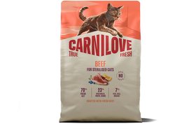 Carnilove True Fresh Cat Dry Beef for Sterilised Adult All Breeds 2 kg