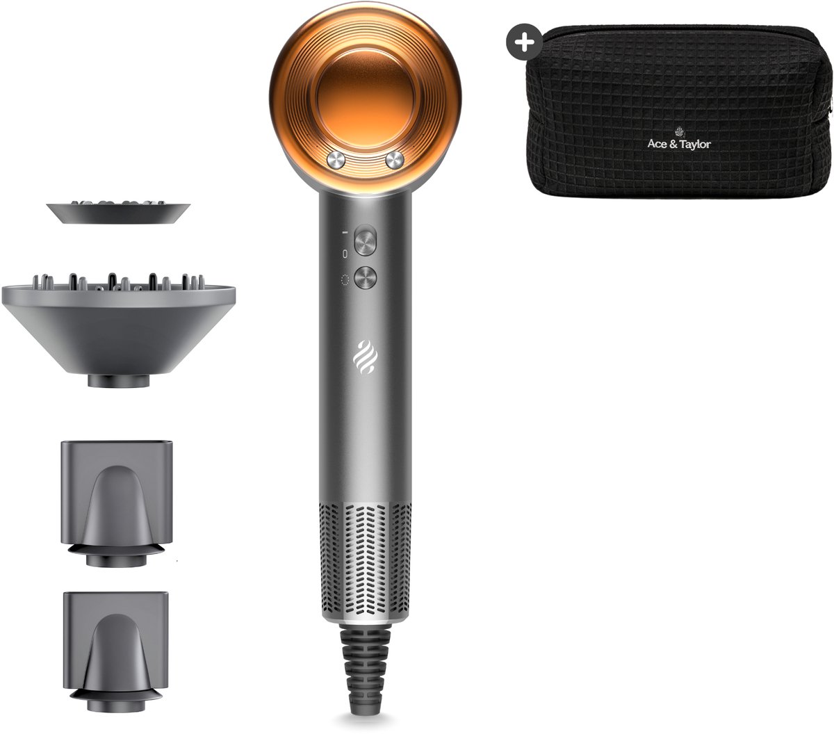 DAJA PrecisionAir Föhn - Ionische Haardroger met Diffuser - 1400W