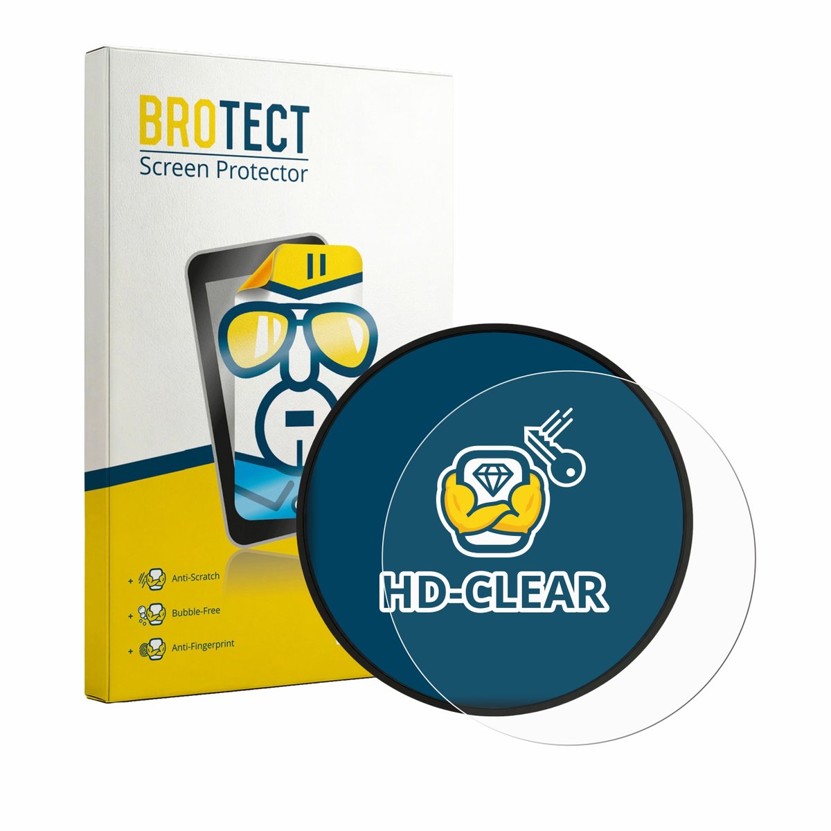 BROTECT - Screenprotector voor Mini Countryman U25 - Folie Beschermfolie transparant