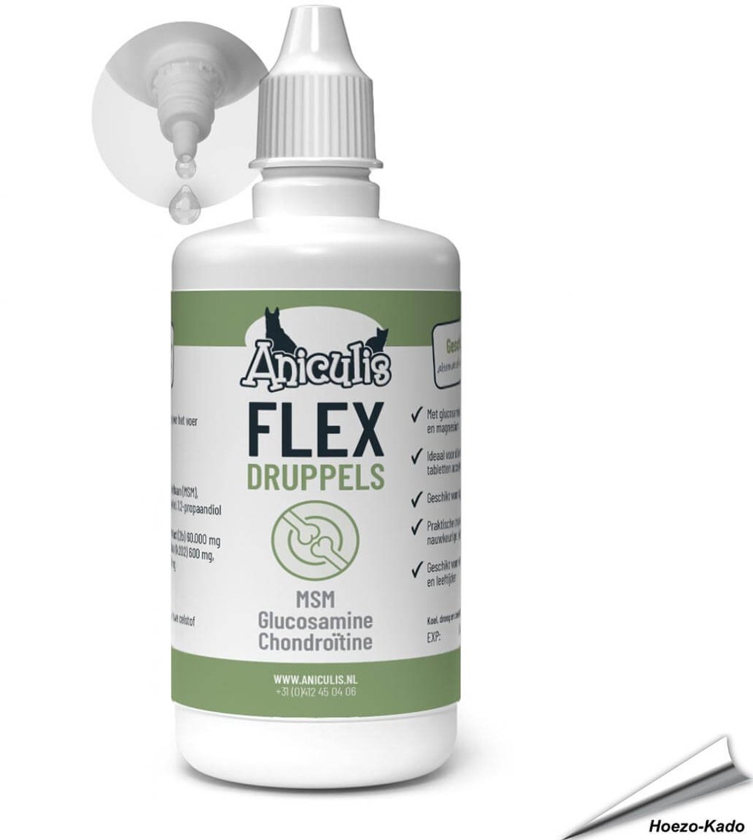 Aniculis Flex Druppels met MSM voor Honden en Katten 100 ml