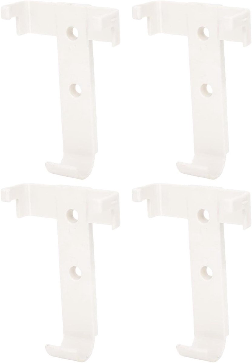 Afstandsbediening Houder - Opbergbeugel - Airco Bediening - Wandmontage Ontwerp - 4 Stuks - Wit