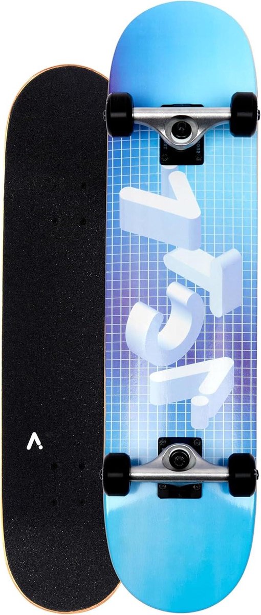 Compleet Skateboard Outdoor Board Recreatief Gebruik Uniek Geometrisch Patroon 75 Inch