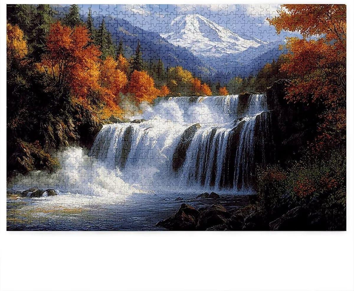 3000 stukjes puzzel - Landschap puzzel - Ontspanning thuis - Letters op achterkant - 122x81 cm - Meerkleurig