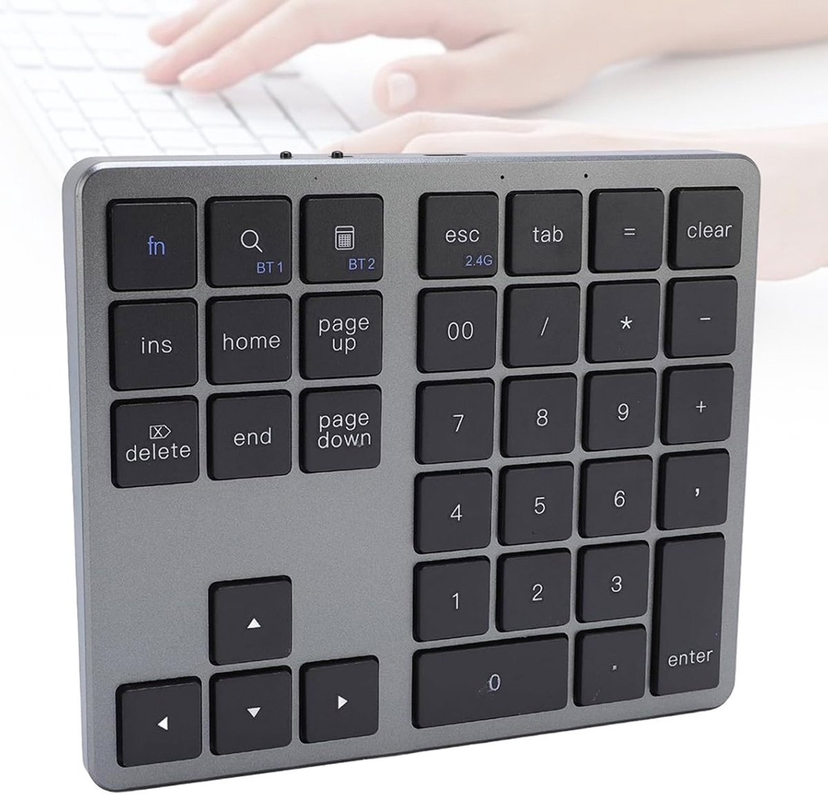 Numpad Draadloos - Numeriek Toetsenbord met Bluetooth - Keypad - Zwart