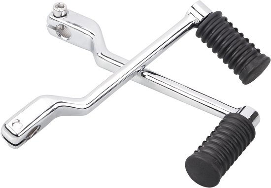 Schakelhendel Kit - Motoronderdelen - Motor Rijden - Billet Aluminium Rubber - Set van 3 - Zwart van Merkloos — afbeelding 4