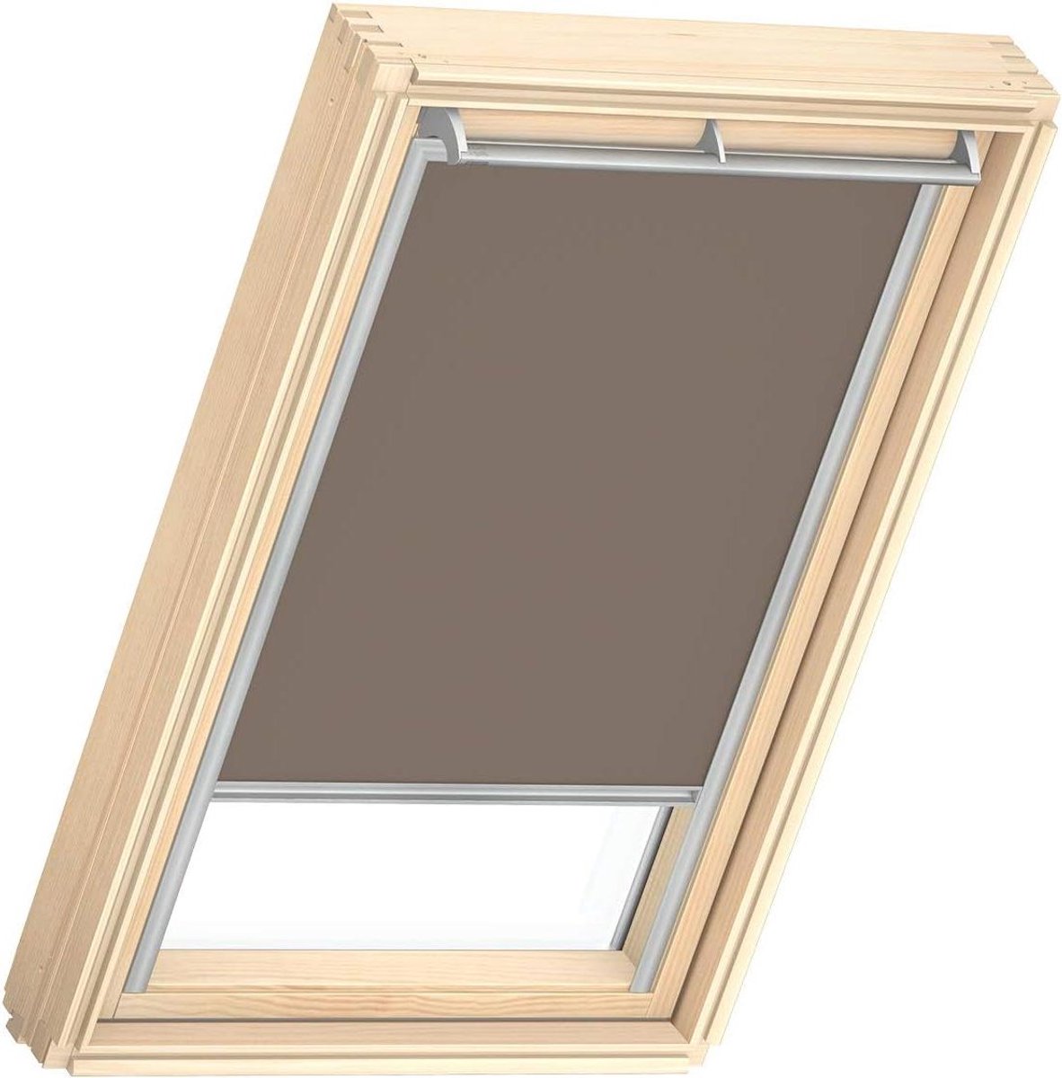 Dakraam Rolgordijn - Verduisterend Gordijn - Licht Regelen - Perfecte Pasvorm - B116 x H78