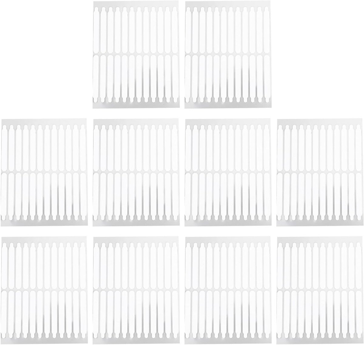 Dubbelzijdige Nagellijm Tape, Sterke Plakband voor Nagels, 10 Vellen met 240 Strips voor Professioneel Gebruik en DIY Projecten