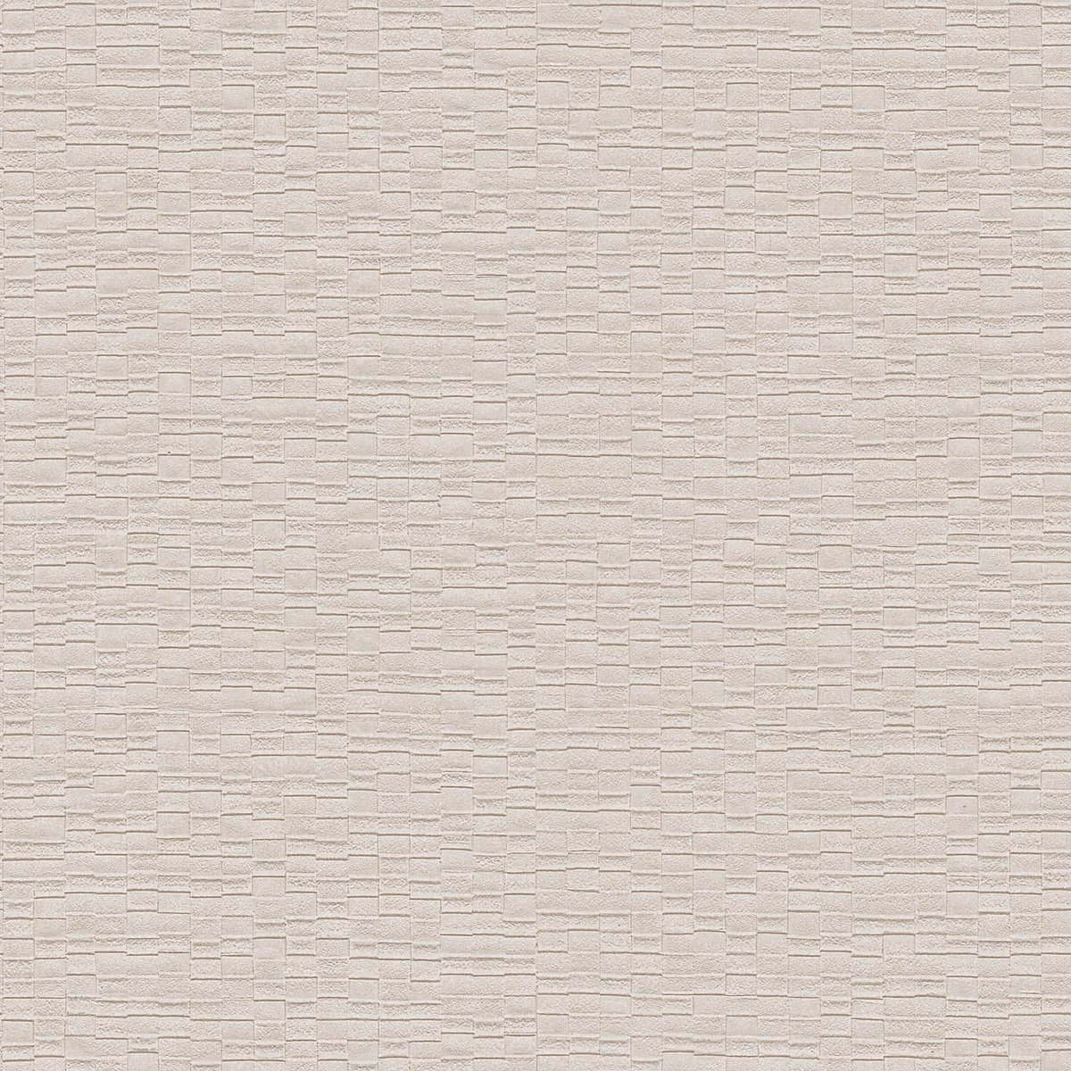 Structuur behang Profhome LC522303-DI vliesbehang hardvinyl warmdruk in reliëf gestempeld uni subtiel glanzend ivoor parelwit crèmewit 5,33 m2