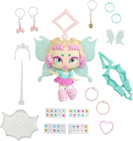 Goliath Fiercelings Dolly Whimsy Keychain - Modepop - Met accessoires — afbeelding 3