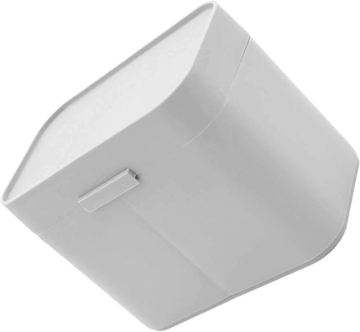 Opbergdoos Wattenschijfjes - Cosmetica Organizer - Beauty Routine - Stofwerend Deksel - 12 x 10 x 10 cm - Transparant