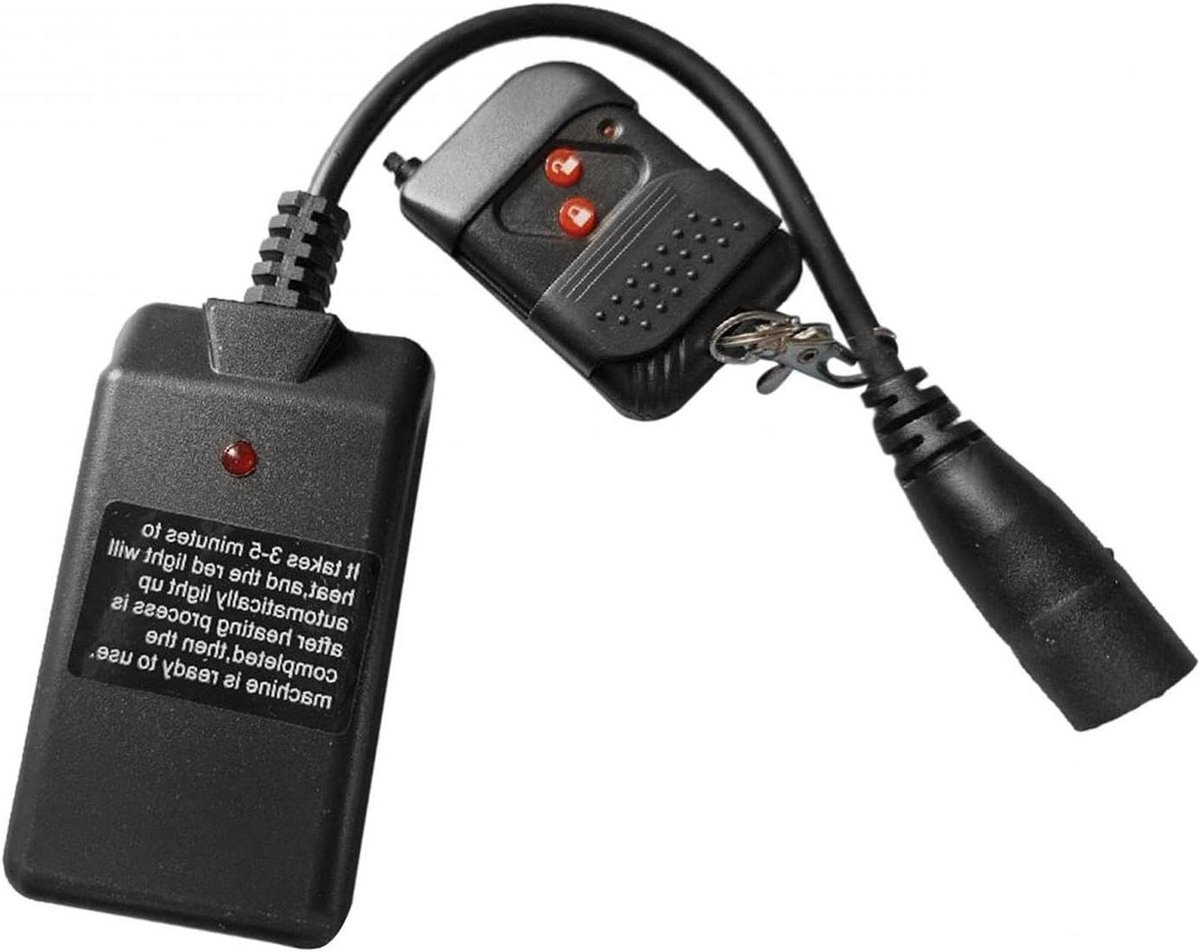 Afstandsbediening Rookmachine - Rooktimer Controller - Podium Effecten - Universele XLR Connectie - 30 Meter Bereik - Zwart