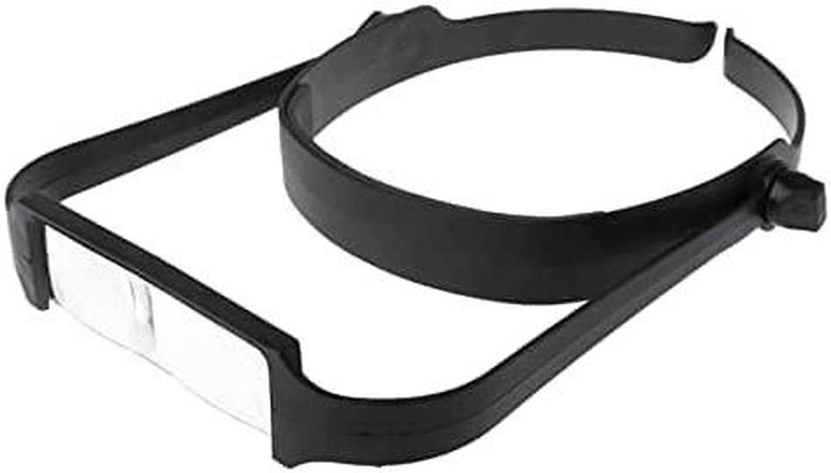 Hoofdband Loep - Vergrootglas Set - Gedetailleerd Werk - Vervangbare Lenzen - 4 Lenzen - Transparant