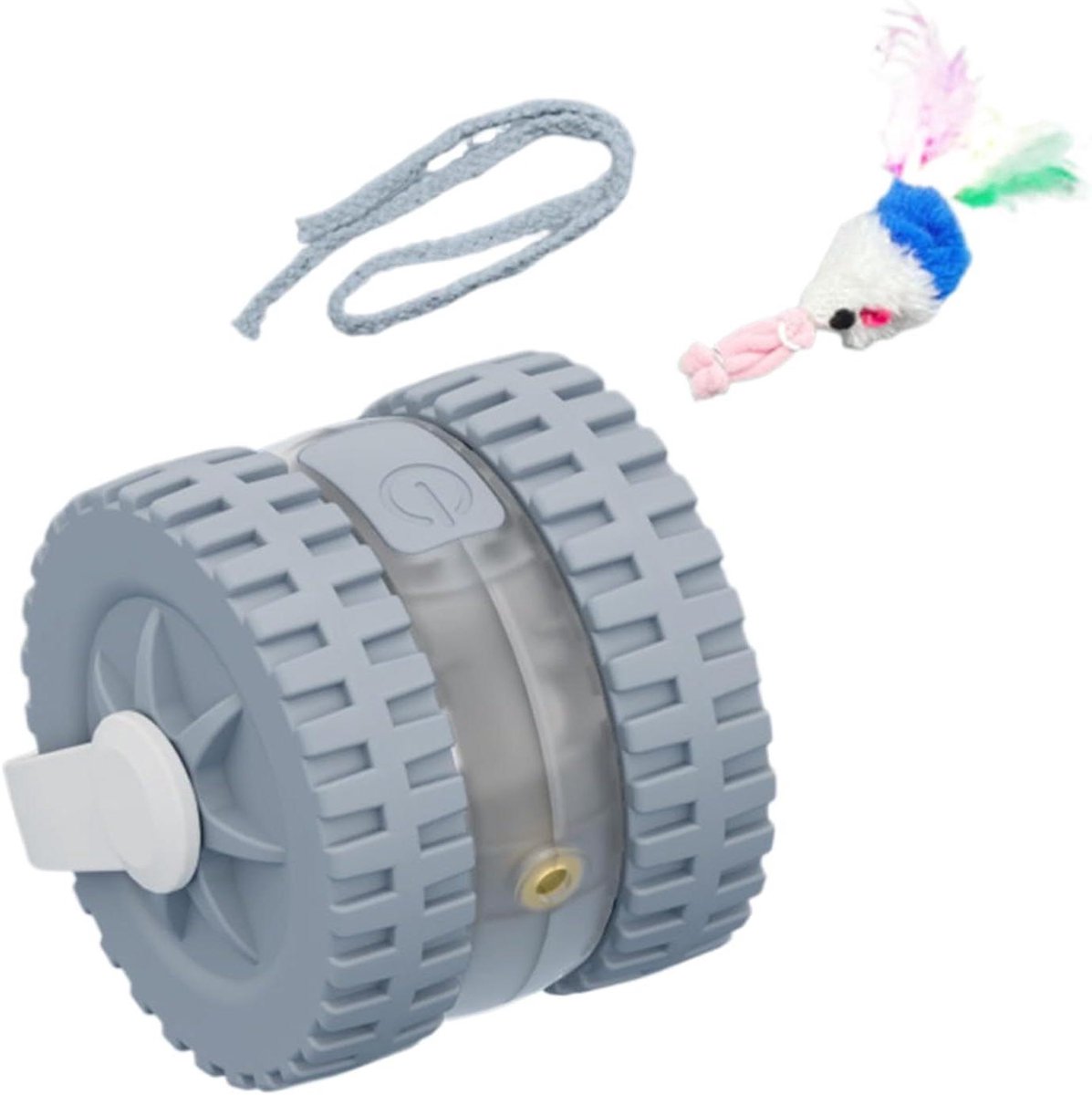 Kattenspeelbal - Slimme bal - Mentale stimulatie - Automatische beweging - 7.5 cm - Blauw