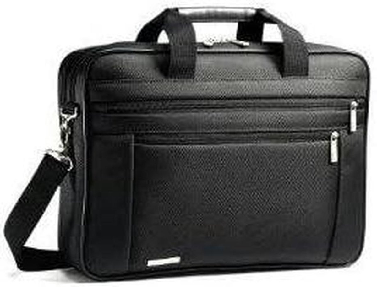 Aktetas - Laptoptas - Zakelijk Transport - Verstevigde Constructie - 396 cm Scherm - Zwart