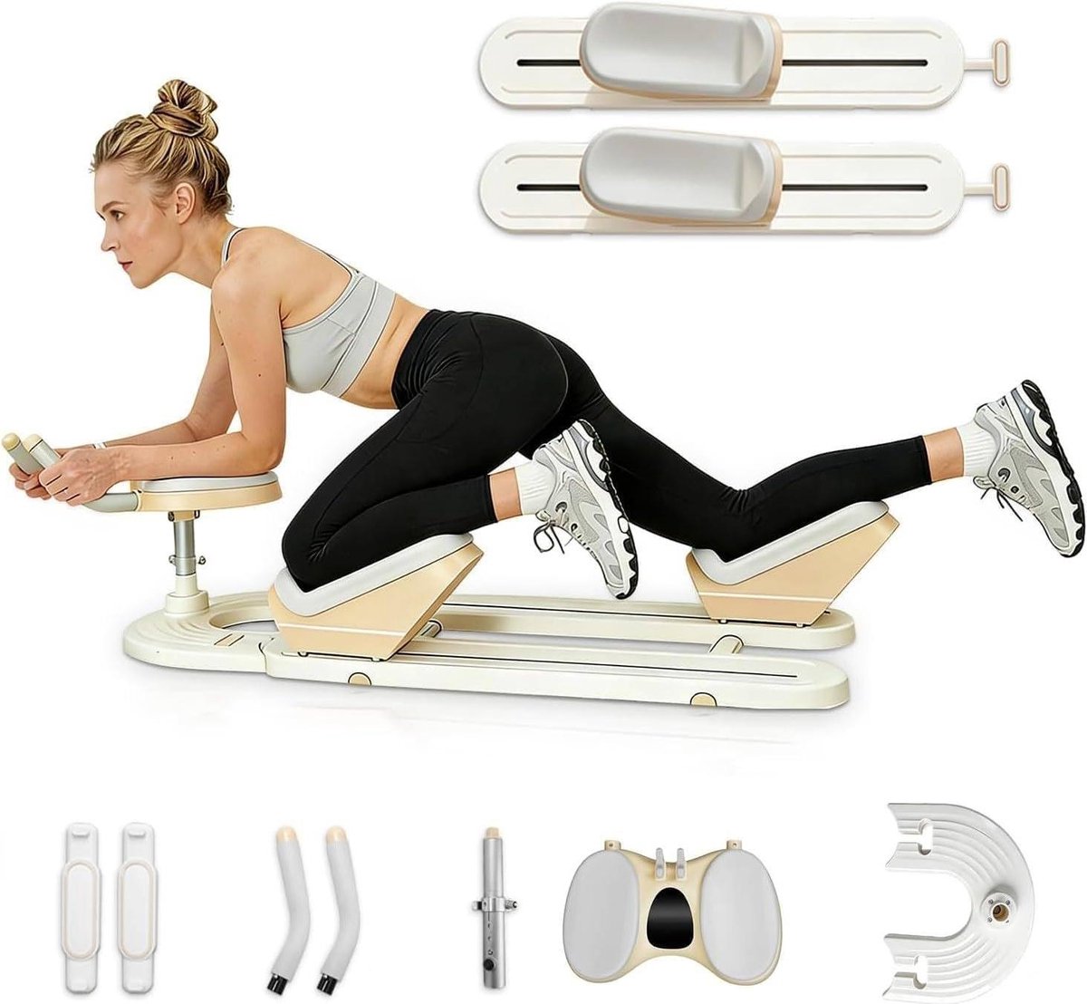 Ruggengraat Trainer - Buikspierbank - Core Versterken - Digitale Timer - 100 Kg Max - Meerkleurig