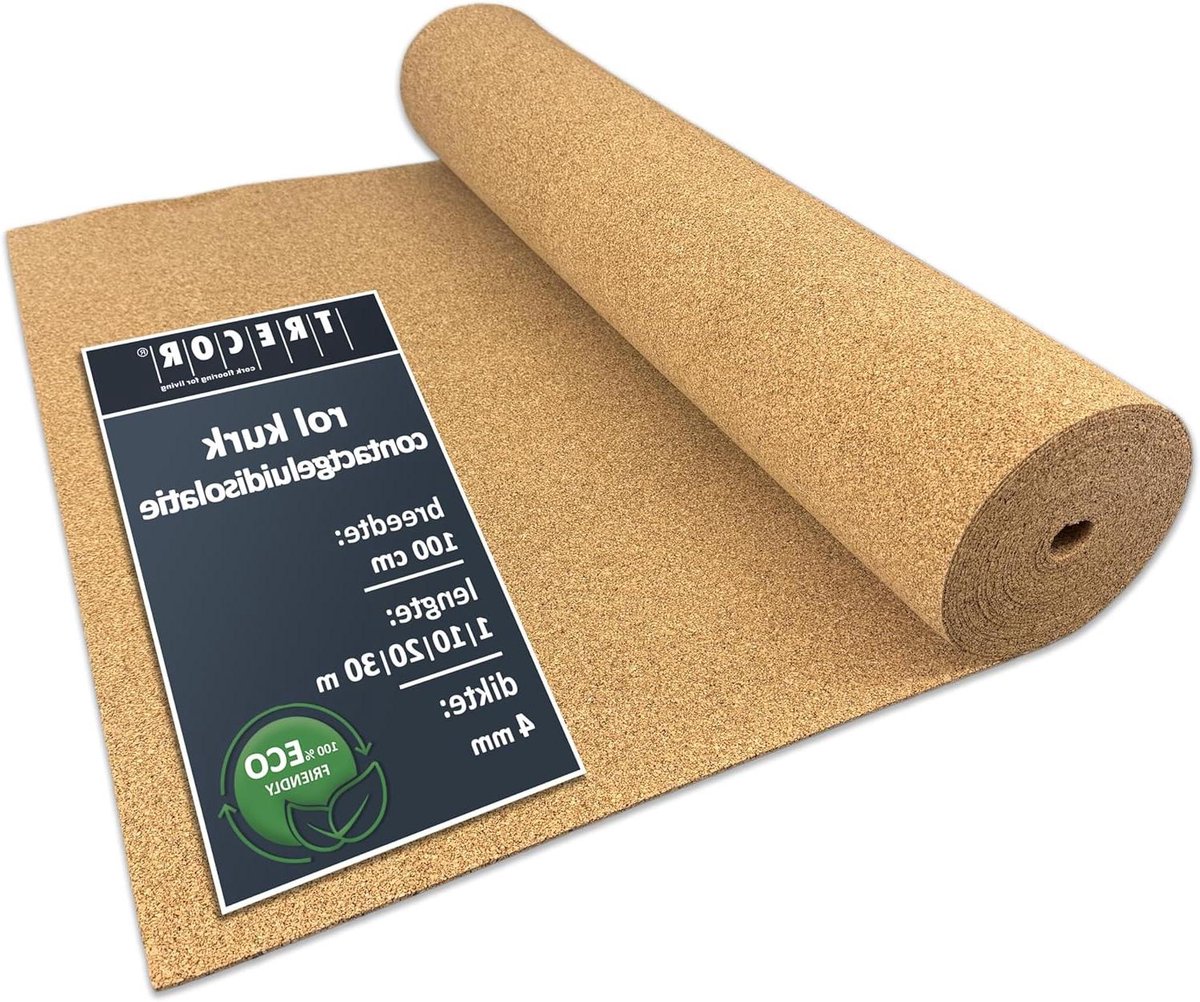 Kurk Isolatie Rol - Ondergrond Demping - Vloer Geluidsisolatie - Ecologisch Natuurproduct - 30 m² - Natuurlijk