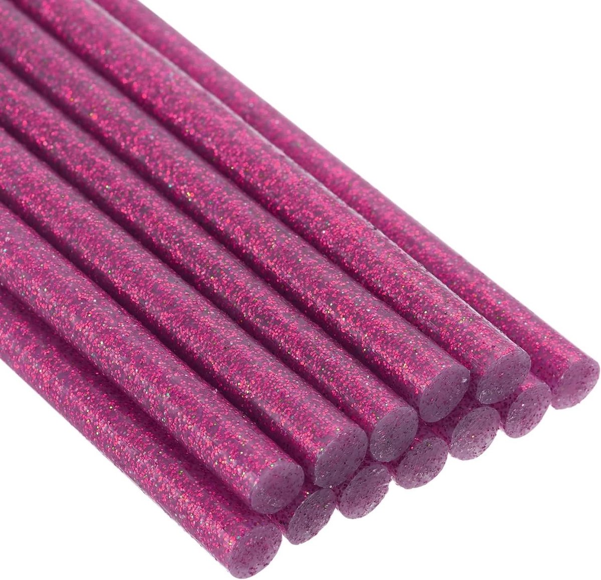 Lijmpistool Stiften - Hete Lijm - Hobby en Reparatie - Sterke Viscositeit - 11x200 mm 12 Stuks - Gekleurd Glitter