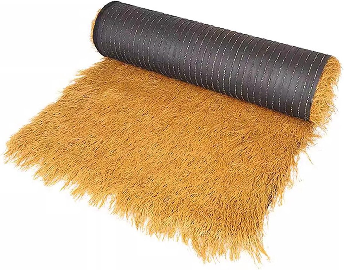 Synthetisch rietdak - Kunstmatige dakrol - Tropische sfeer creëren - Brandveilig en waterdicht - 5 x 0.5 meter - Natuurlijk