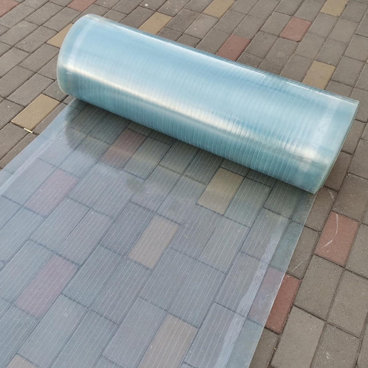 Polycarbonaatplaat Transparant - Glasvezelpaneel Dakplaat - Dakbedekking Bekleding - Thermische Isolatie - 0.6m x 4m - Transparant