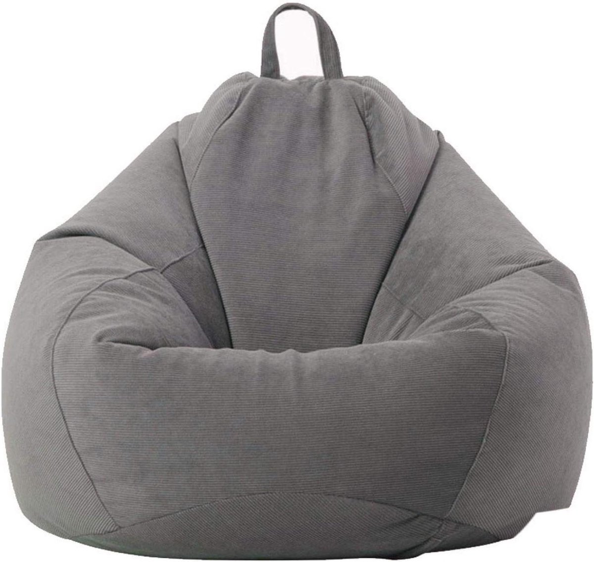 Zitzak Stoelhoes - Opbergzak Knuffels - Woonkamer Decoratie - Zachte Corduroy Stof - 85x110cm - Groen