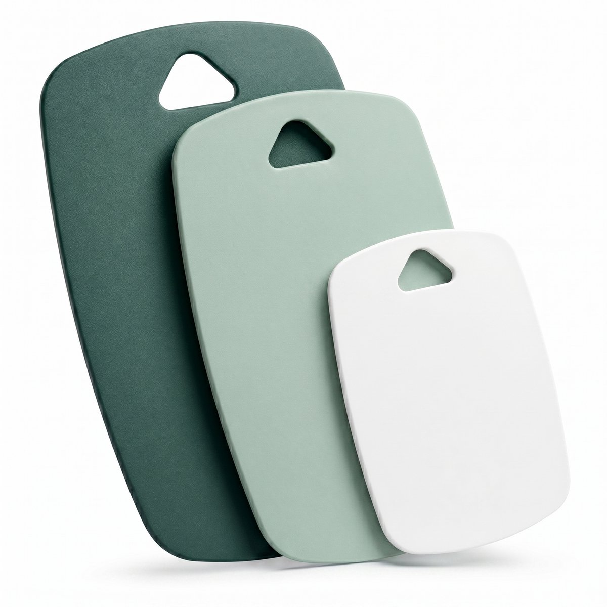 BOTC Snijplank Set - Set van 3 stuks - Snijplank kunststof - Antibacterieel - Keukenplanken