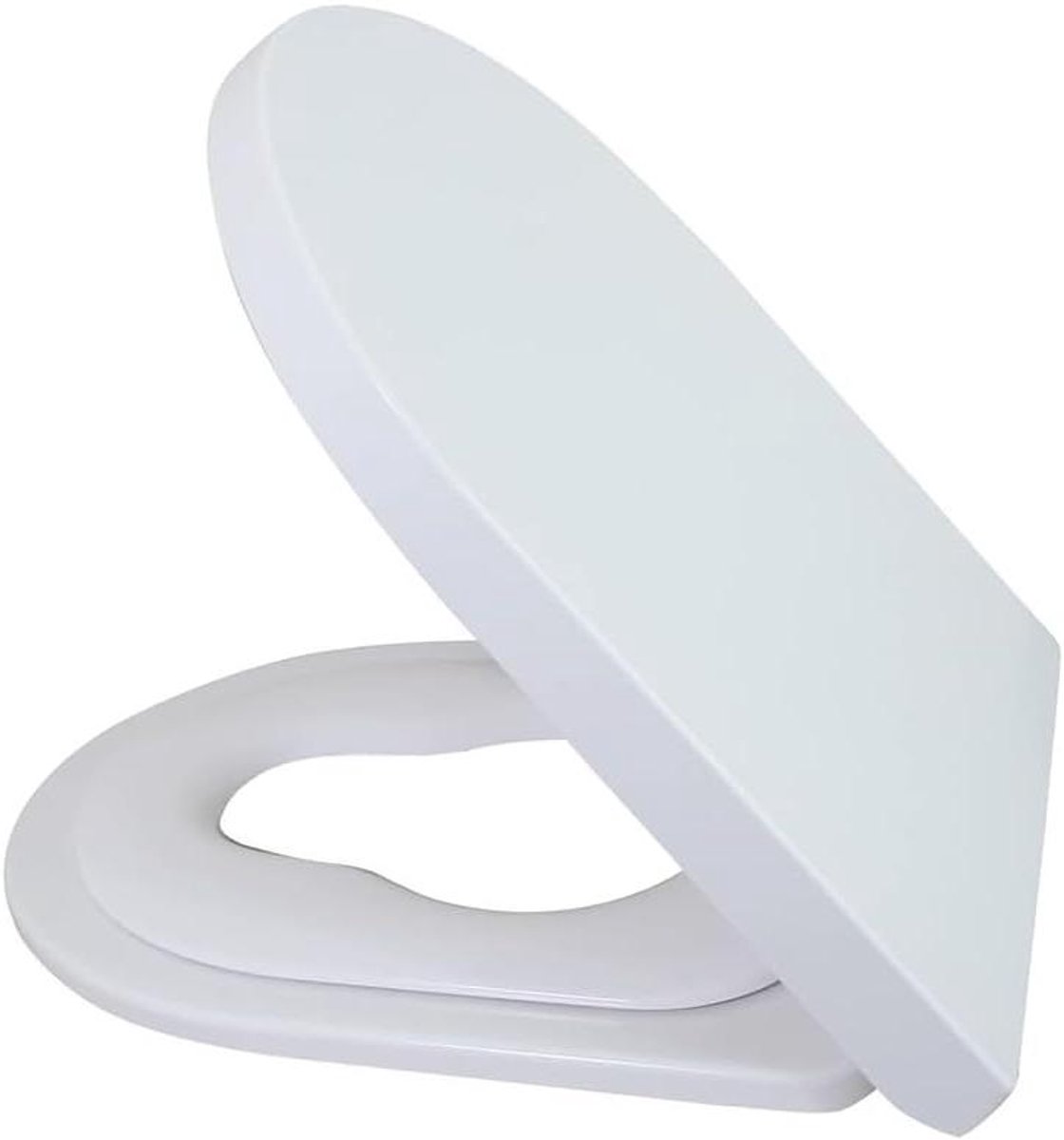 Toiletbril met zitje - Zindelijkheidstrainer - Gezinsgebruik - Softclose functie - 36x455cm - Wit