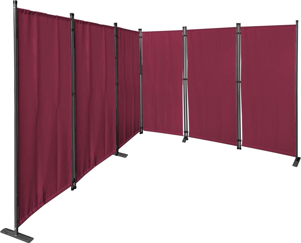 Kamerscherm 6-delig - Ruimteverdeler Wand - Privacy Creëren - Stof Wasbaar - 340x165cm - R