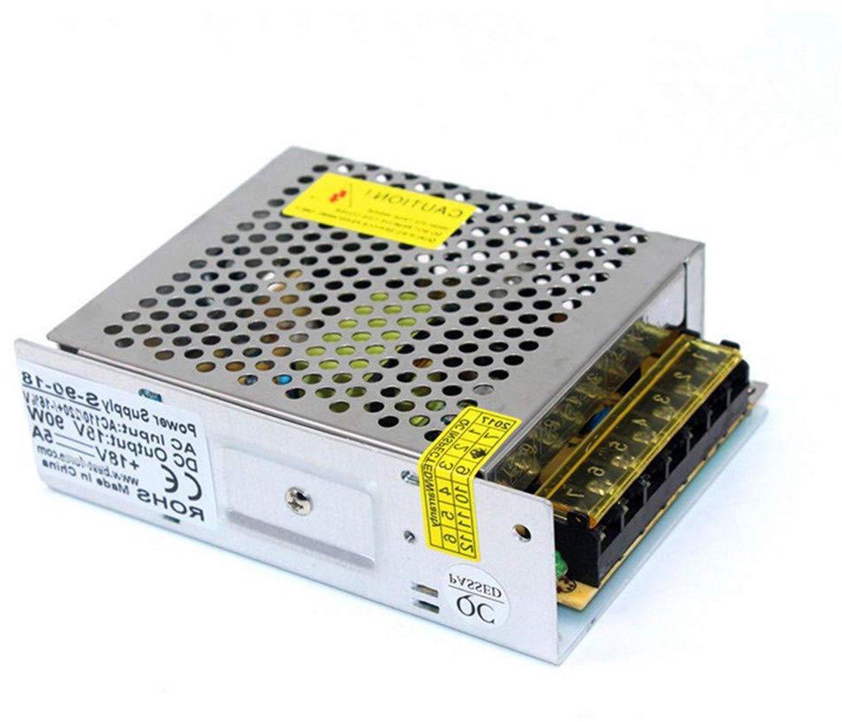 Schakelvoeding - Stroomadapter Monitor - Apparatuur Voeden - Overspanningsbeveiliging - 90 Watt - Grijs