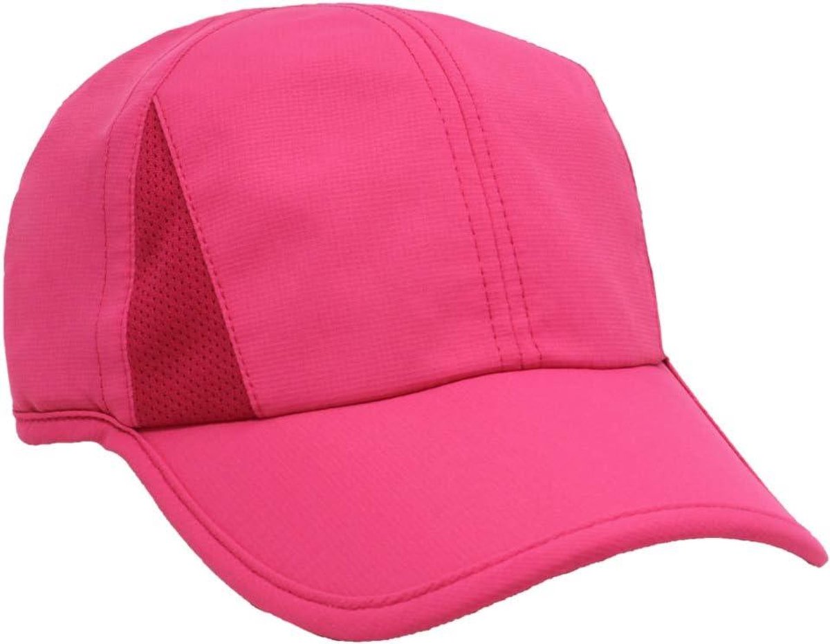Dames Hoed - Paardenstaart Cap - Actieve Stijl - Open Achterkant - One Size - Zwart