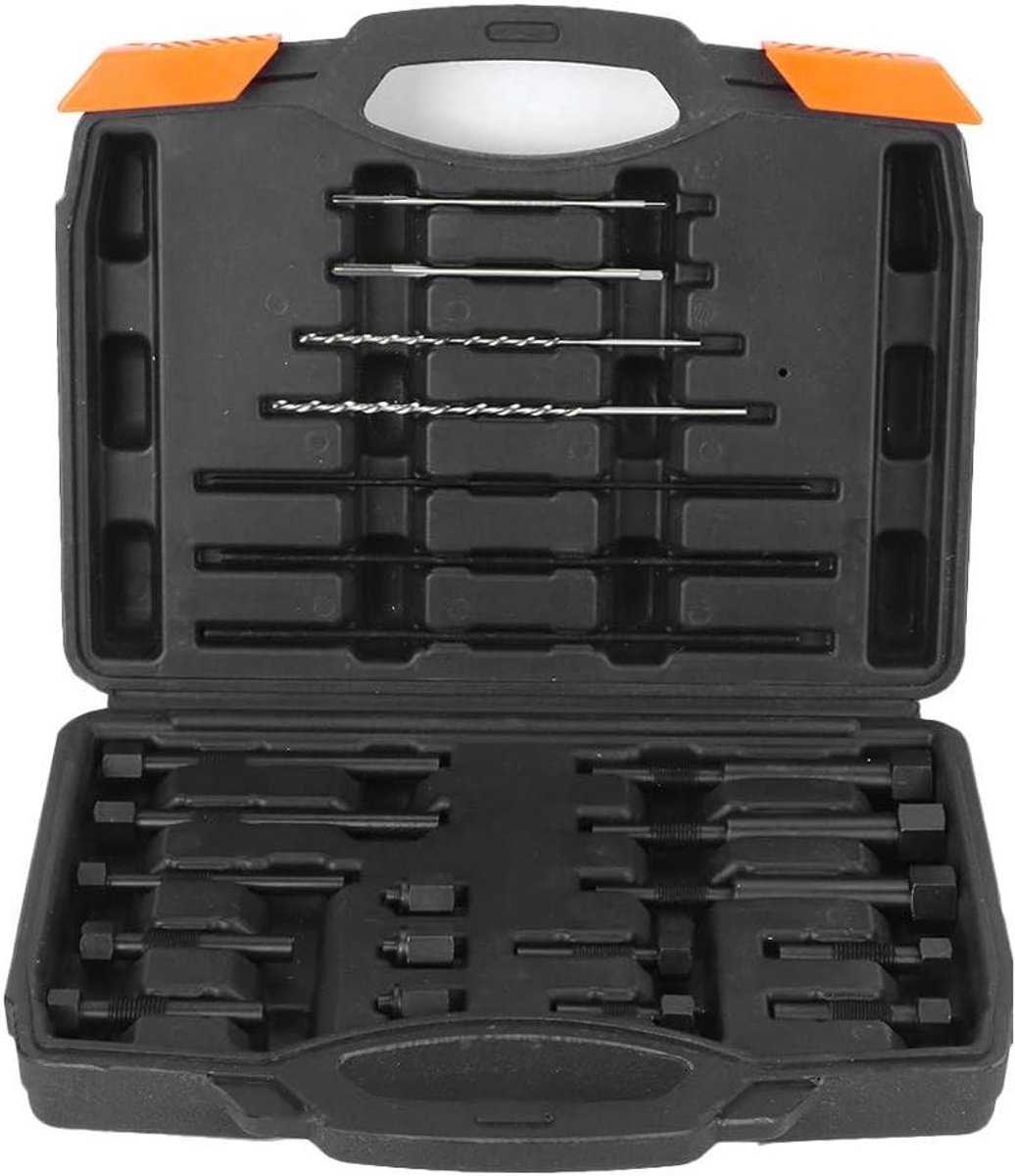 Gloeibougie Verwijderingsset - Elektroden Tool - Auto Reparatie - 22 Delig - M8 M10 - Zilver