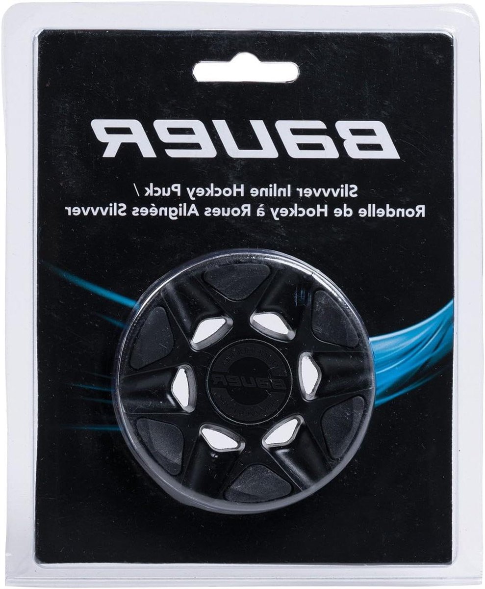 Inline Hockey Puck - Roller Hockey Bal - Sport Spelen - Speciale Kern - Medium - Zwart