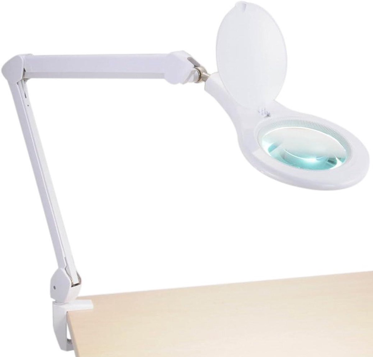 Loep met licht - Vergrootglas arm - Gedetailleerd werk - Verstelbare LED arm - 692 ponden - Wit