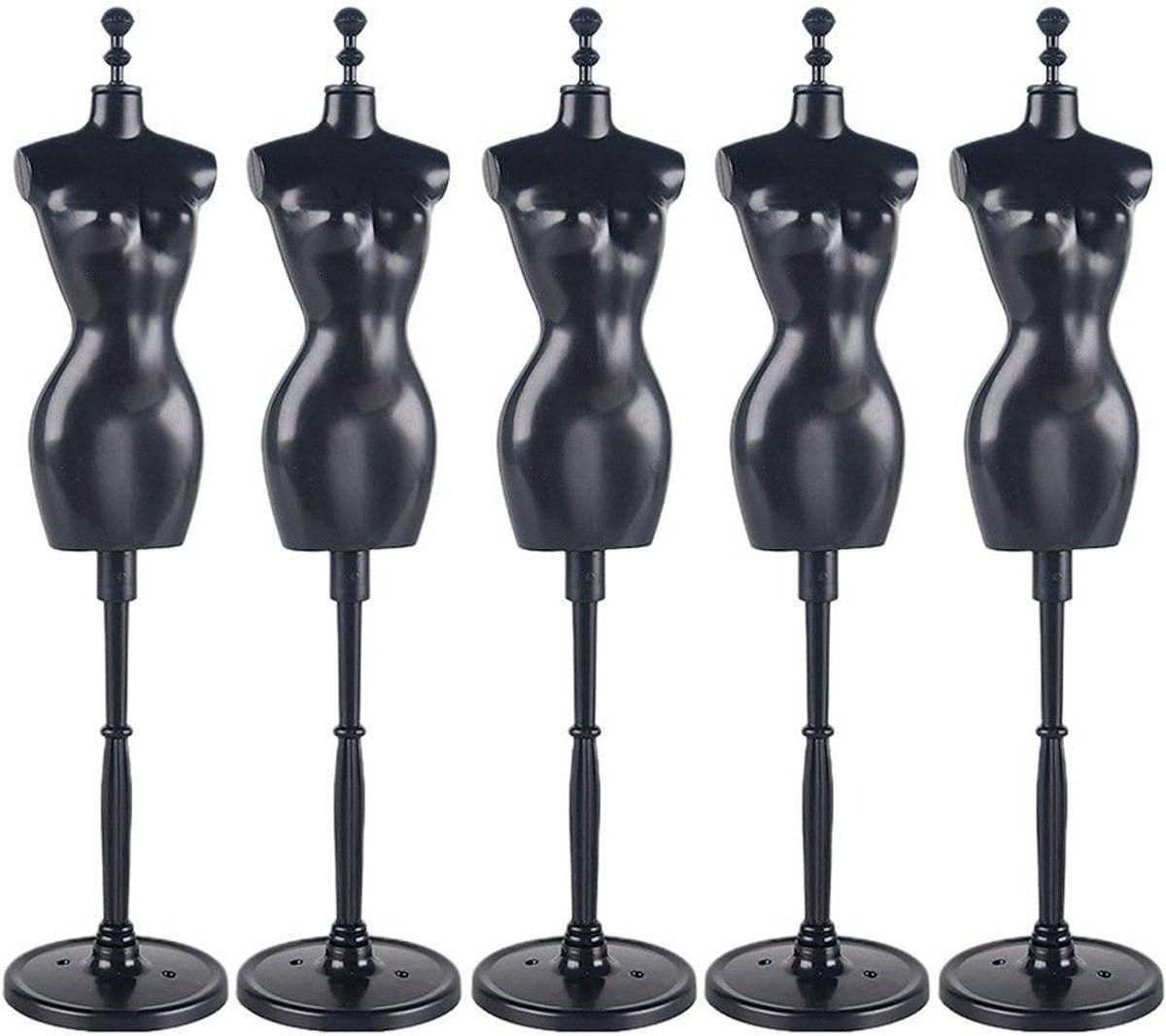 Mannequin Standaard - Poppen Hanger - Kleding Presenteren - Lichtgewicht Ontwerp - 27 cm - Zwart