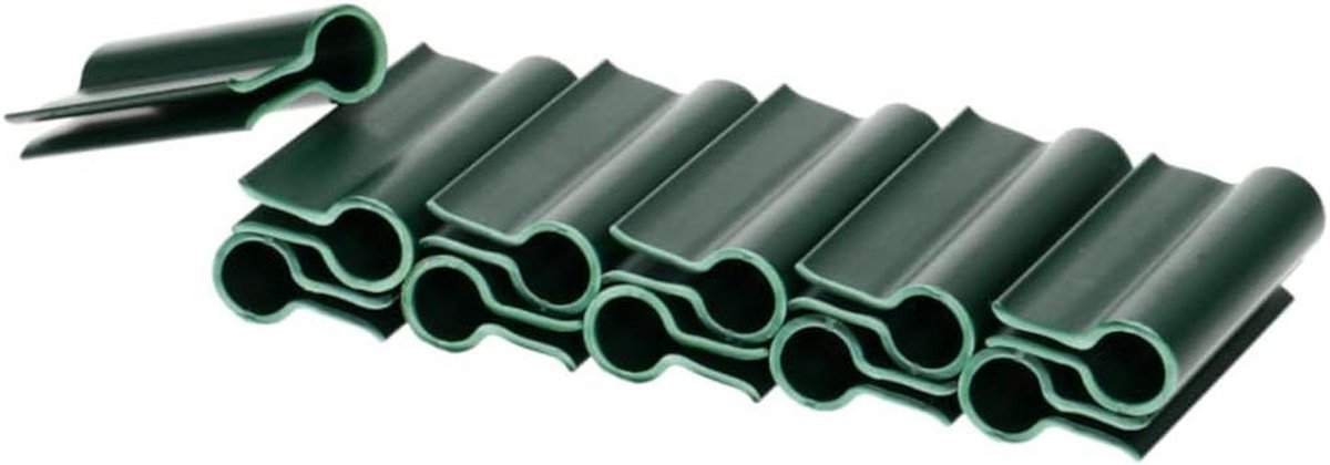 Klemrails voor Hekwerk - Bevestigingsclips - Inkijk Beschermen - PVC Premium Kwaliteit - 2