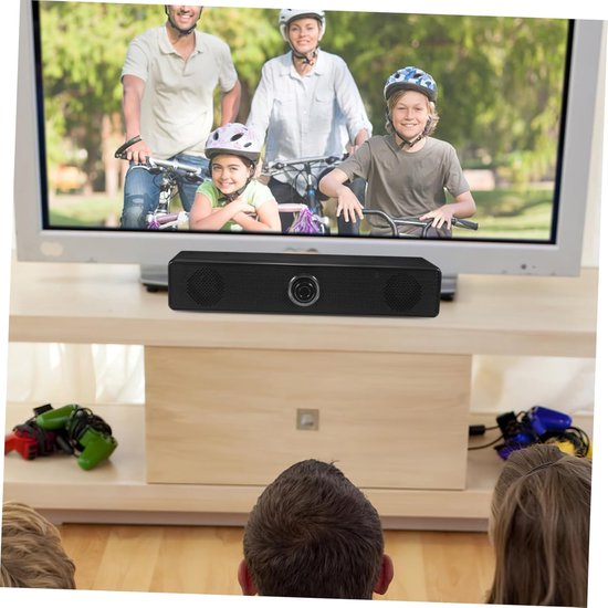 Compacte Soundbar - Draagbare speaker - Muziek luisteren - Hoogwaardig stereo geluid - 315 cm - Zwart van Merkloos — afbeelding 4
