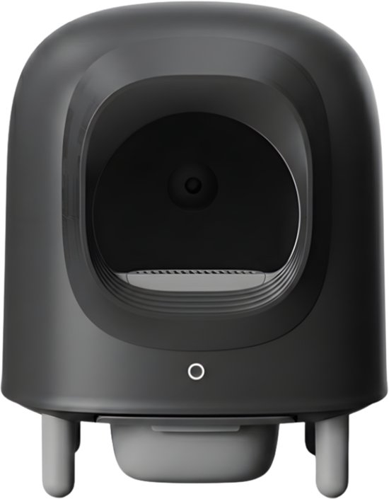 Petree Cube Zelfreinigende Kattenbak Automatisch - met App - Zwart - incl Mat Luchtverfrisser en 1 rol Afvalzakje