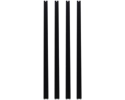 Aluminium Extrusie Profiel 4040 T-Slot 39.4 Inch - Stevige Lineaire Rail voor 3D Printer, Werkbank en Beugels, Ideaal voor Bouwprojecten en DIY Toepassingen