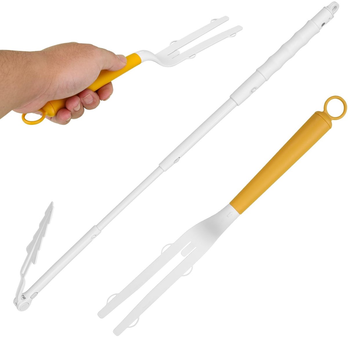 Dailygoods - Set van 4 Vervangende Handgrepen voor Swiffer met Verstelbare Lengte