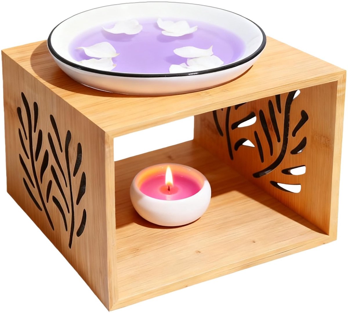 Dailygoods - Keramische Geurlamp met Theelichthouder voor Aromatherapie