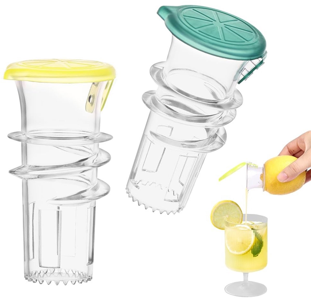 Dailygoods - 2 Stuks Handmatige Citroenpers voor Keuken en Drankjes