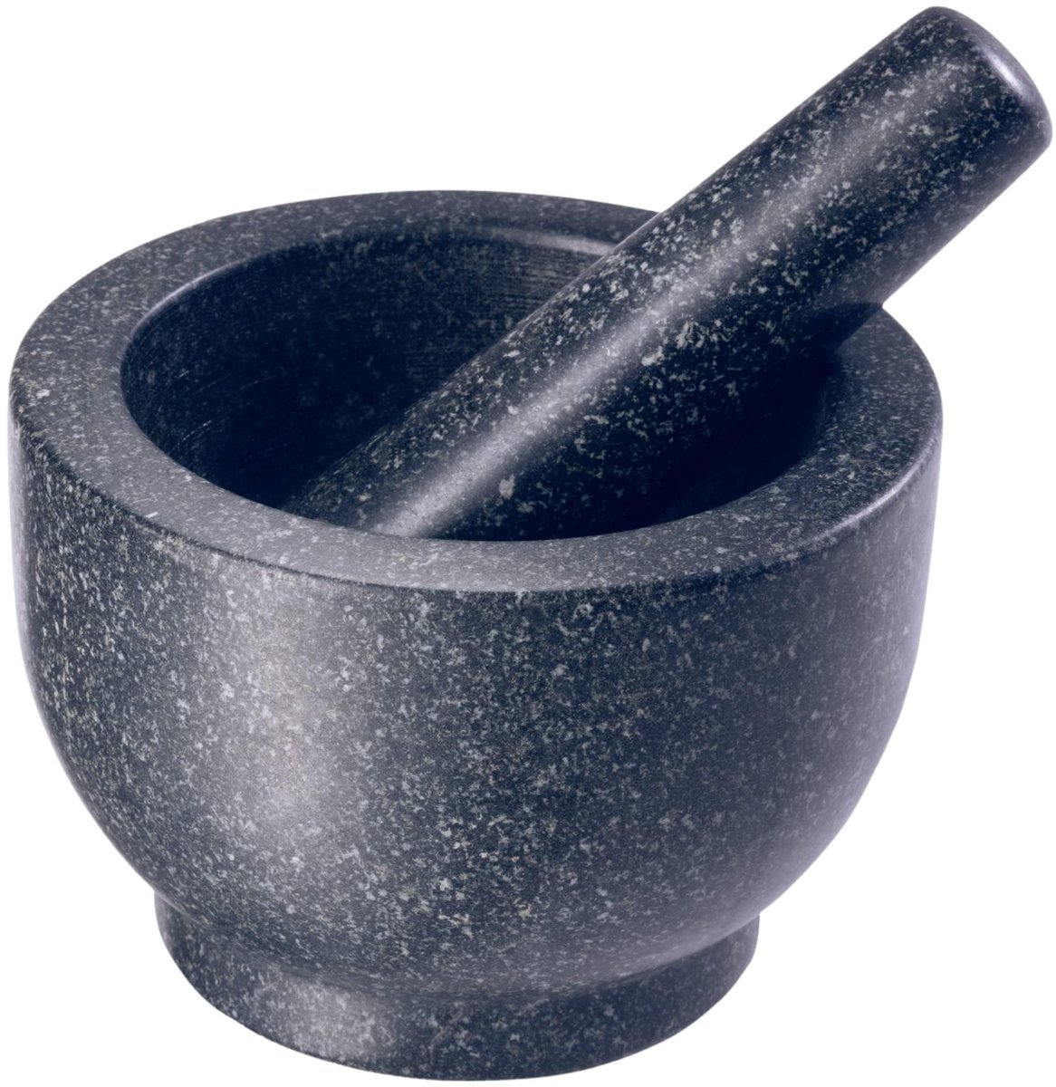 Dailygoods - Grote Massief Granieten Stamper en Vijzel Set