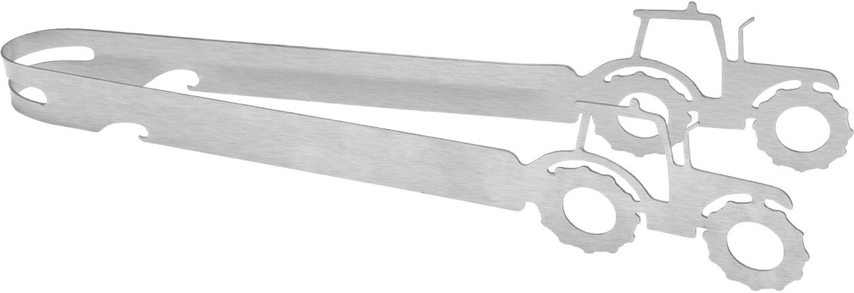 Dailygoods - Roestvrijstalen Barbecuetang van 30 cm